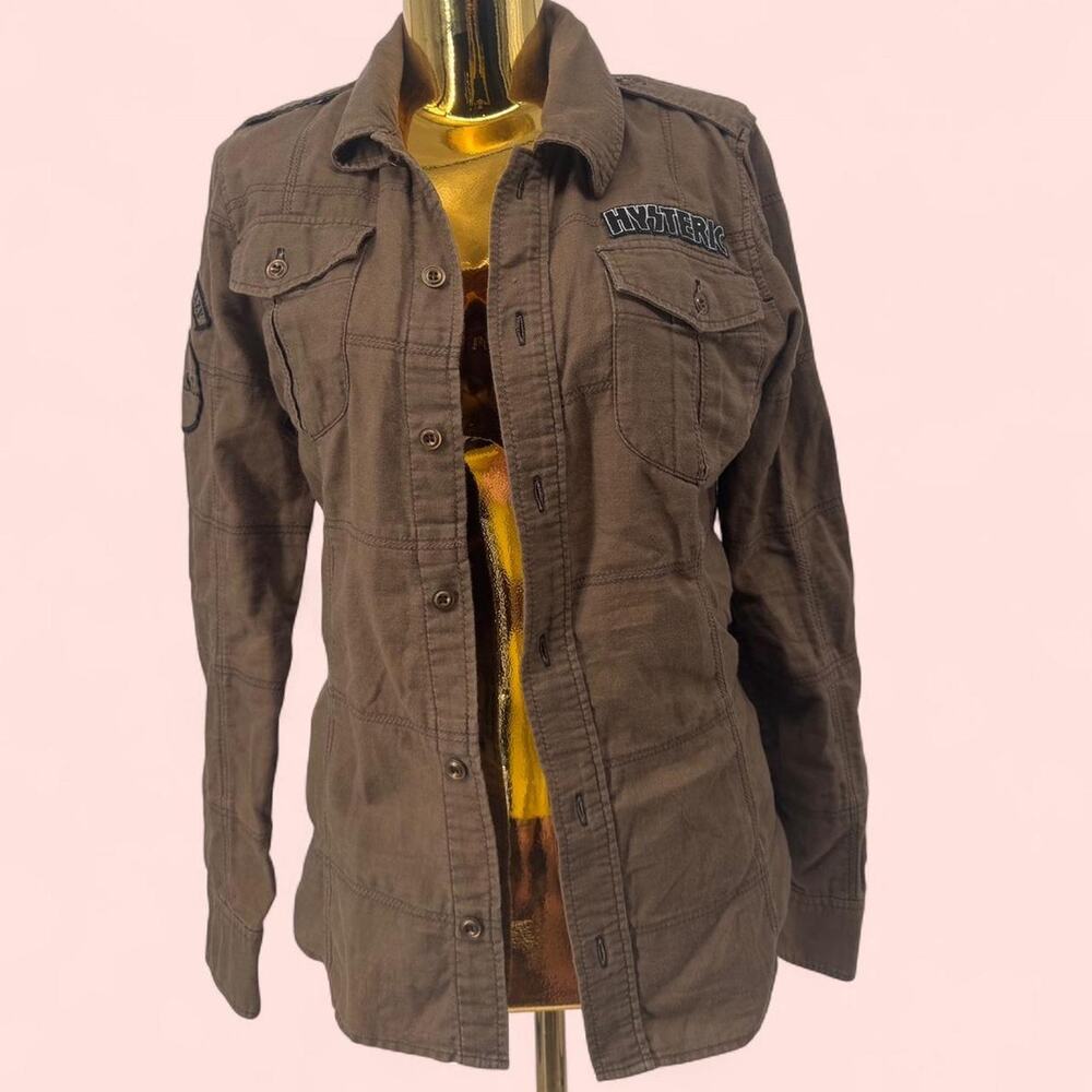 Brown hysteric glamour military jacket